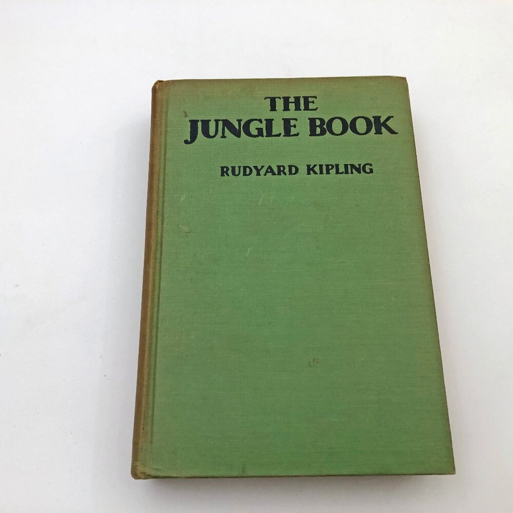 The Jungle Book Rudyard Kipling School Edition Doubleday Doran w/News Clippings